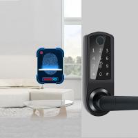 China Alloy Home Fingerprint Lock FCC Biometric Keypad Door Lock on sale