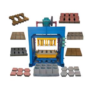 China Portable Small Mini Manual diesel Generator Block Brick Making Machinery Hollow Cement Concrete Automatic Mobile Paving wholesale