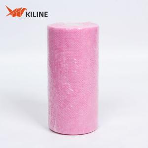 China Red 60gsm Disposable PP Dish Cloths Roll 60 Sheets wholesale
