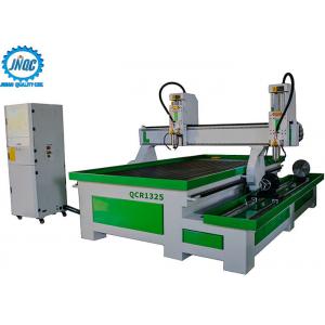 China Dual Spindles 4th Axis Rotary Cnc Router Machine With Water Tank For Aluminum Processing supplier