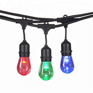 China HolidayVintage Season RGB Festival Party Wedding  waterproof led string light with dimmer Remote controller multi-lighting modes supplier