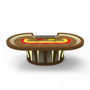 Customized Casino Poker Table Playing Baccarat Poker Table Luxury