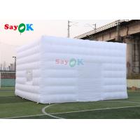 China LED Light Inflatable Cube Tent Event Wedding Tents House Nightclub For Rental on sale