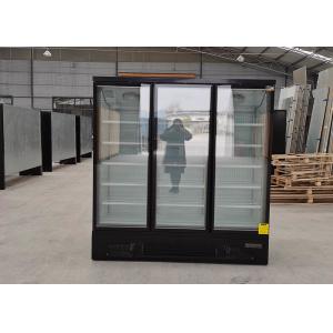 3 Glass Doors 1260L Commercial Upright Freezer With SECOP Compressor