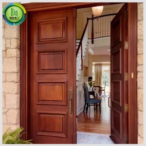 Customized Solid Wood WPC Double Doors Inward Soundproof Hotel Use