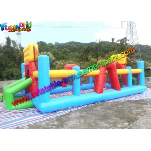 Three In One Inflatable Sports Games Volleyball Court Inflatable Football Field