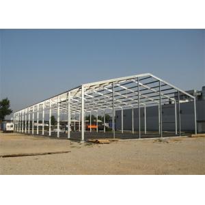 China Quick Assembled Prefab Steel Warehouse With Hot Dip Galvanized Frame wholesale
