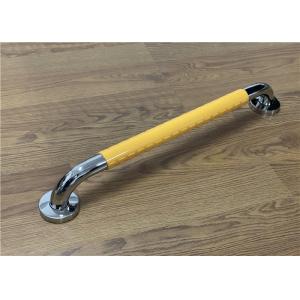 Stain Steel Yellow Plastic 800mm 150kg Disabled Wall Handles Disabled Grab Rail