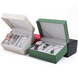 China Cuadro de almacenamiento de relojes prácticos multifuncionales con tres celdas wholesale