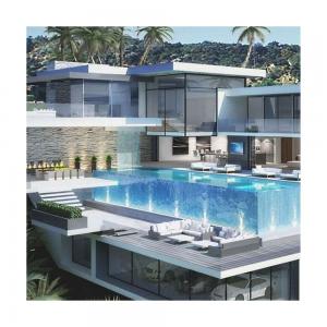 Saltwater Pool Clear Thick Container Spa Plexiglass Panel Infinity Acrylic Swimming Pool