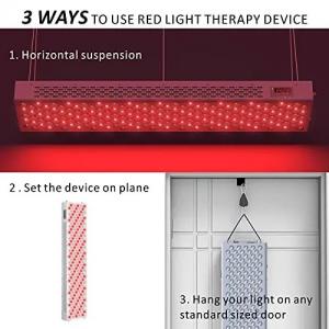 1000W Red Light Therapy Machines Full Body Intelligent Timing Dual Chip
