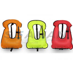 China 420D Nylon Urethane Coated Safety Water Sports Equipment Adult Snorkeling Vest supplier