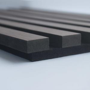 Odorless Wooden Acoustic Slat Wall Panel Multipurpose Fireproof