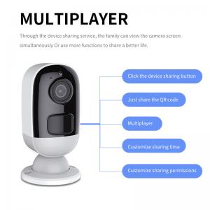 China 3MP Tuya Smart Camera Wifi Wireless Baby Monitoring Surveillance System Camera supplier