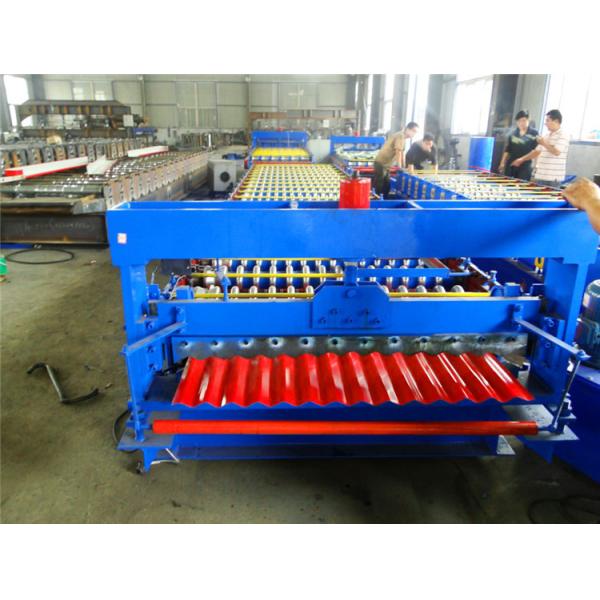 High Speed Corrugated Iron Sheet Making Machine With PLC Control System