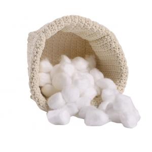 High Profile Surgical Medical Cotton Balls , Soft Absorbent Cotton Balls 25MM