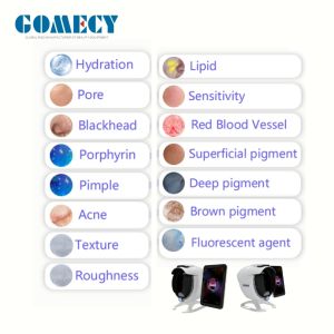China GMS- A6 Al Intelligent Face Analyzer Machine 15 Skin Problems Analysis With 8 Spectral Imaging Technologies wholesale