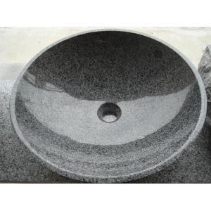 China Round granite G654 sink supplier