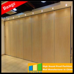 China Customized Wooden Acoustic Movable Partition Walls For Artgallery / Office supplier
