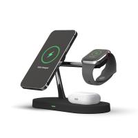 China 5 In 1 15W Qi Fast Holder Wireless Charging Stand For IPhone Apple Watch Charging Dock Station on sale