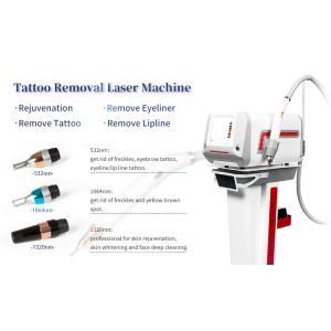 China Solve All Pigment Problems Multifunctional Nd Yag Laser Tattoo Removal Machine with Multiple Wavelengths wholesale