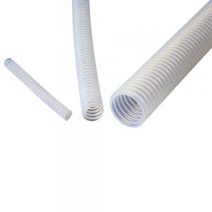 Soft Flexible PTFE Tube Pump Tubing Fitting Extruded Graphite Filled Corrugated Pipe