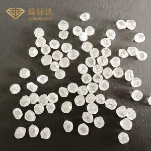 China 3.0 Carats Uncut HPHT Lab Grown Round Shape Natural Synthetic Diamonds High Pressure supplier