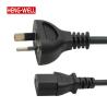 China Cordón de alimentación AU de larga duración con enchufe SAA 7.5A Corriente nominal 250V Voltagem nominal Heng-Well Australia 2 cables de extensión de enchufe de 2 pines Australia Cables de alimentación del cordón de alimentación SAA wholesale