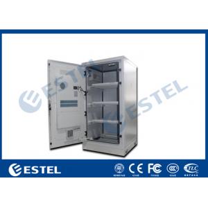 Aluminum Outdoor Battery Cabinet One Front Door For Telecom Station