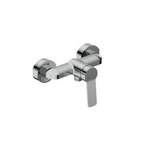 Chrome Plated Single Lever Mixer Tap For Shower Wall Mounted 1/2 Inch Outlet