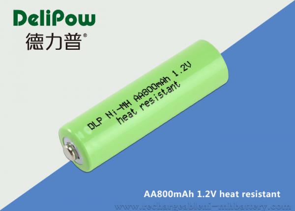 Batterie rechargeable à hautes températures d'aa 800mAh avec la tension adaptée