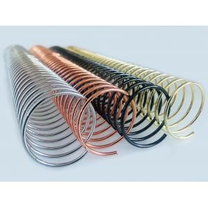 China 4:1 Pitch 22.2mm Spiral Coil Binding Supplies For Premium Textbooks supplier