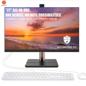 27インチ UHD 解像度 TF ゲーミング オールインワン コンピュータモニター,固定ブレーキット付き 4K IPS パネル 144Hz