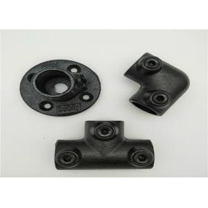 ISO9001 Flange Key Clamp Cast Iron Pipe Fittings Black 131B