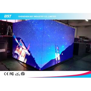 China Seamless Splici Indoor LED Video Walls , Large LED Display Panels P3mm 90 Degree Angle supplier