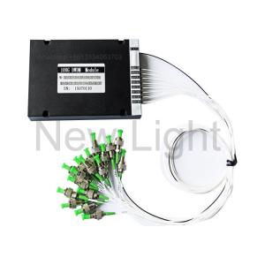 single mode WDM CWDM DWDM Mux Demux Module , FWDM Splitter Device