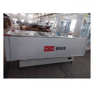 China Restaurants Seafood Display Cooler Galvanized Plate Frozen Fish Freezer Displaying supplier