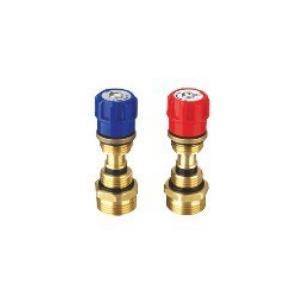 Male Thread Brass Manifold Plumbing With Customized Color Plastic Hand Wheel