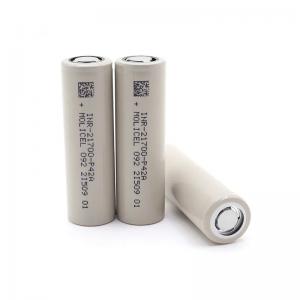 Molicel 3.6V 21700 P42A 4200mAh Support -40 Degree Celsius Low Temperature Discharge