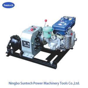 China Small Petrol Engine Cable Winch Pulling Machine Gas Powered 5 Ton Honda / Yamaha on sale