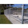 China 10 FT Commercial 2''x9 Gauge Galvanized Chain Link Fence Package Kits Complete wholesale