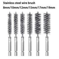 China Hex Bar Gun Brush Polishing Deburring Stainless Steel Wire Pipe Brush on sale