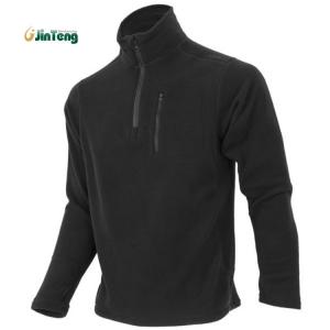China 100% Polyester Tactical Military Garments Soft Shell Black Military Fleece Jacket For Men supplier
