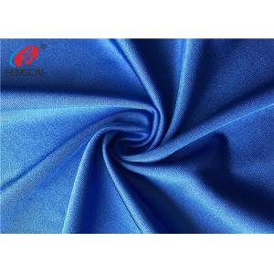 Blue Colour Swimwear Fabric 80 Nylon 20 Spandex Fabric For Sports