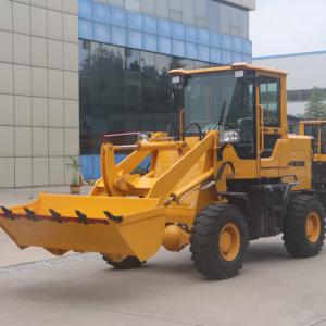 China Front End Wheel Loader Machine 3200kg 42KW With Gas Break supplier