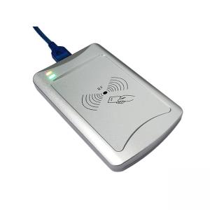 Uhf Card Reader 45mA 19200bps 13.56mhz RFID Card Reader Desktop Smart Card Reader