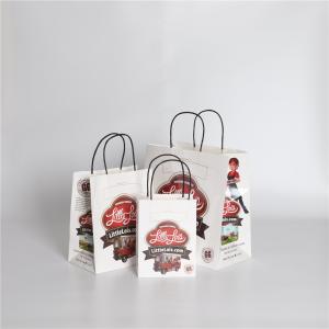 China Handle Printed Kraft Paper Bags supplier