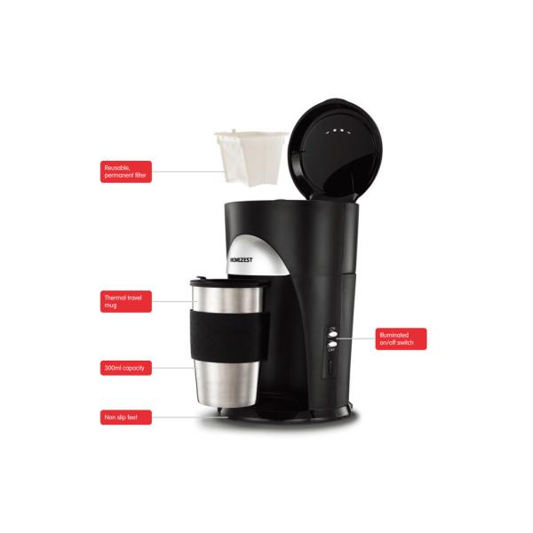 CM-901 OEM / ODM 1 Cup Single Serve Drip Coffee Maker 0.3L Auto Shut Off