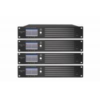 China 600W Network Audio Amplifier 4 Channel , High Power Mixer Amplifier Aluminum on sale