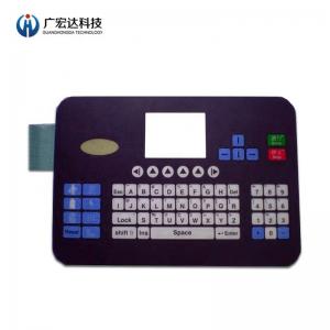 China Keyboard Pet Tactile Membrane Switch Circuit Printing Overlay Graphic ROHS Compliance supplier